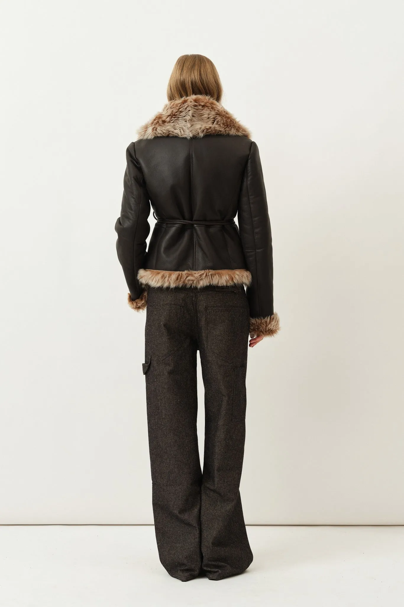 Moss Jacket — Brown/Light Brown