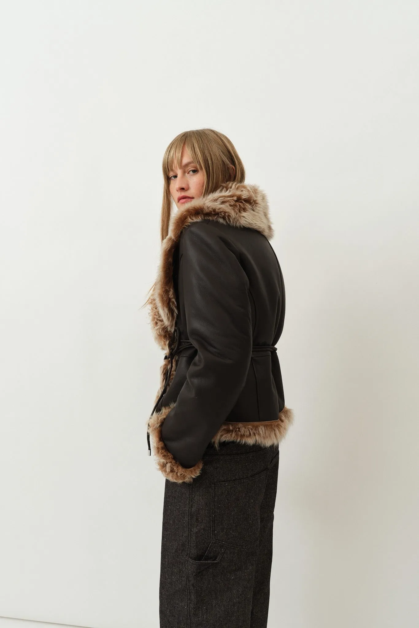 Moss Jacket — Brown/Light Brown