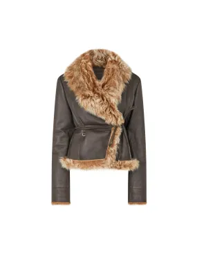 Moss Jacket — Brown/Light Brown