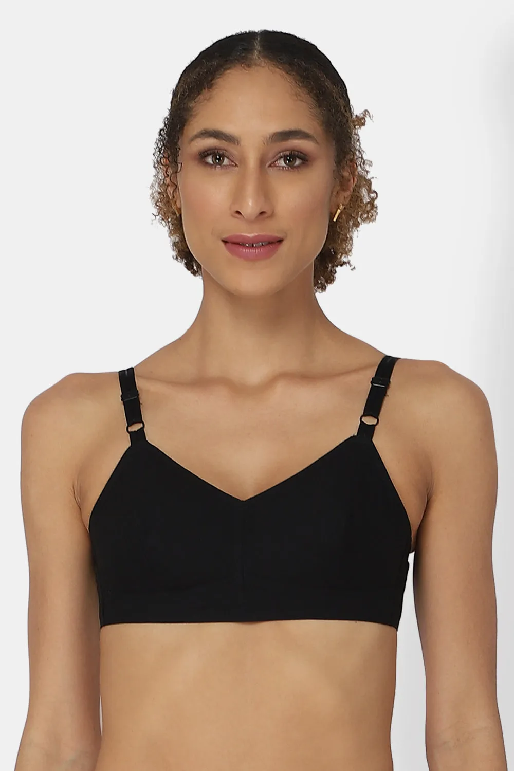 Naidu Hall Full Coverage Non-Wired Non-Padded Everyday Minimiser Saree Bra - Cotton - E_SB
