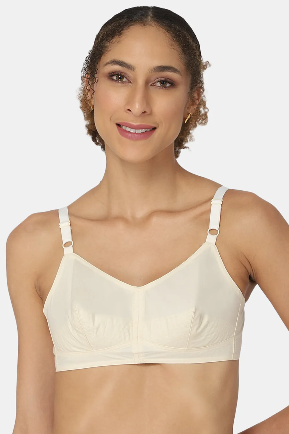Naidu Hall Full Coverage Non-Wired Non-Padded Everyday Minimiser Saree Bra - Cotton - E_SB