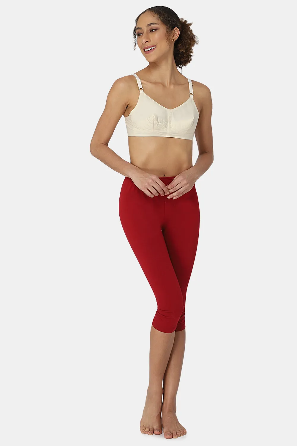 Naidu Hall Full Coverage Non-Wired Non-Padded Everyday Minimiser Saree Bra - Cotton - E_SB