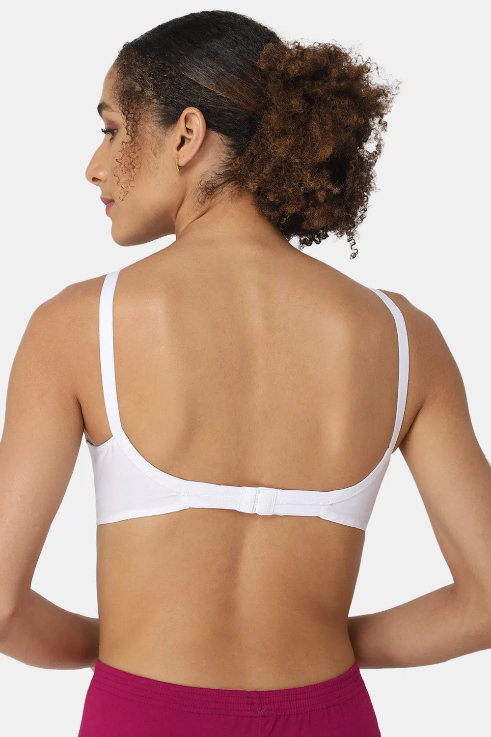 Naidu Hall Full Coverage Non-Wired Non-Padded Everyday Minimiser Saree Bra - Cotton - E_SB