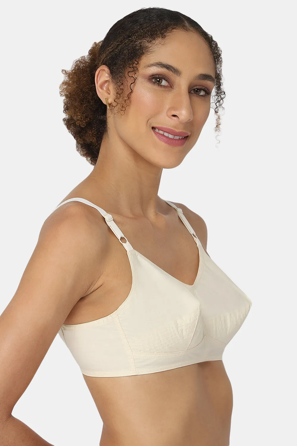 Naidu Hall Full Coverage Non-Wired Non-Padded Everyday Minimiser Saree Bra - Cotton - E_SB