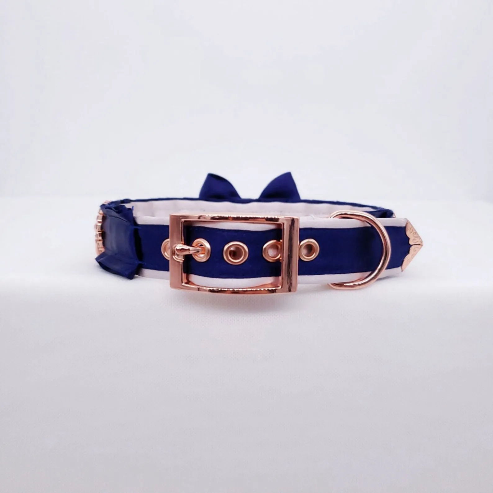 Navy and Rose Gold Luxe Sparkle Collar