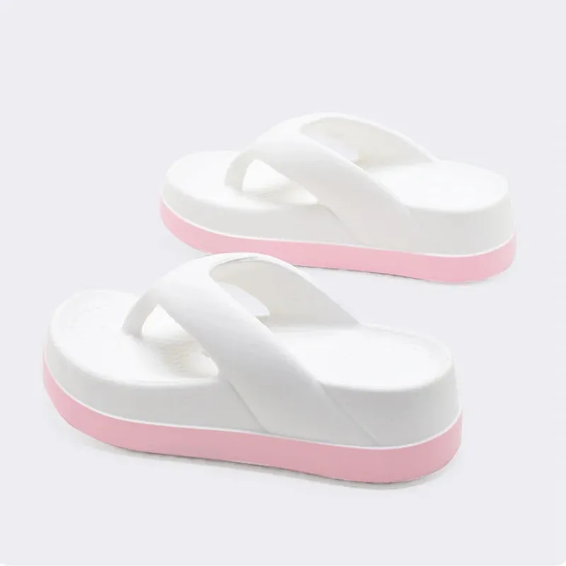 Outlandish EVA Woman flip flops super soft thick soles Summer outdoor shoes Non-slip High-quality Trendy Design Women's sandals