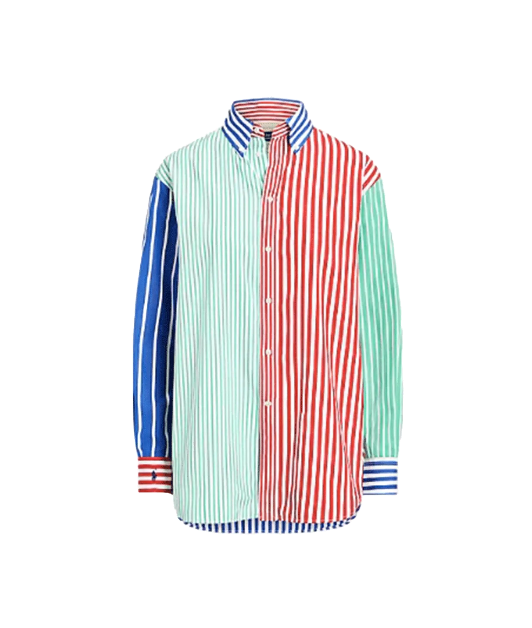 Oversize Striped Cotton Fun Shirt - Multi
