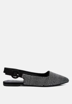 Rhinestones Slingback By Ruw