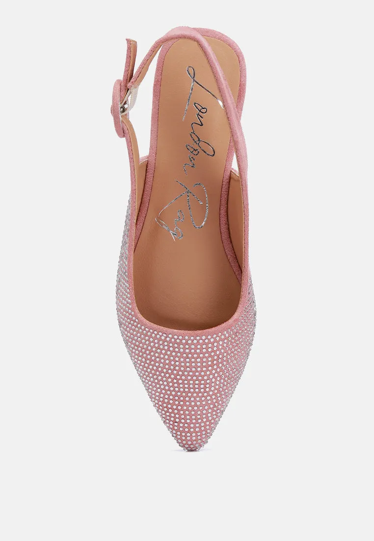 Rhinestones Slingback By Ruw