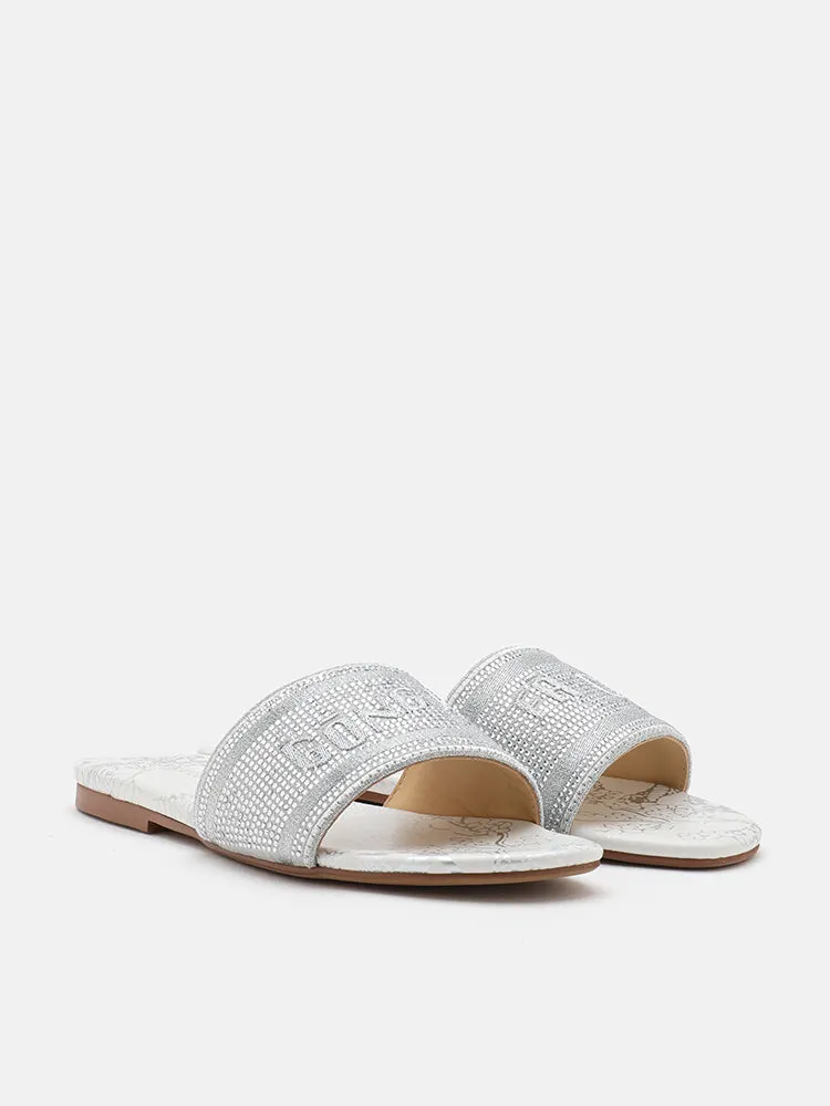 [SALE]Florence Crystal Embroidered Slides