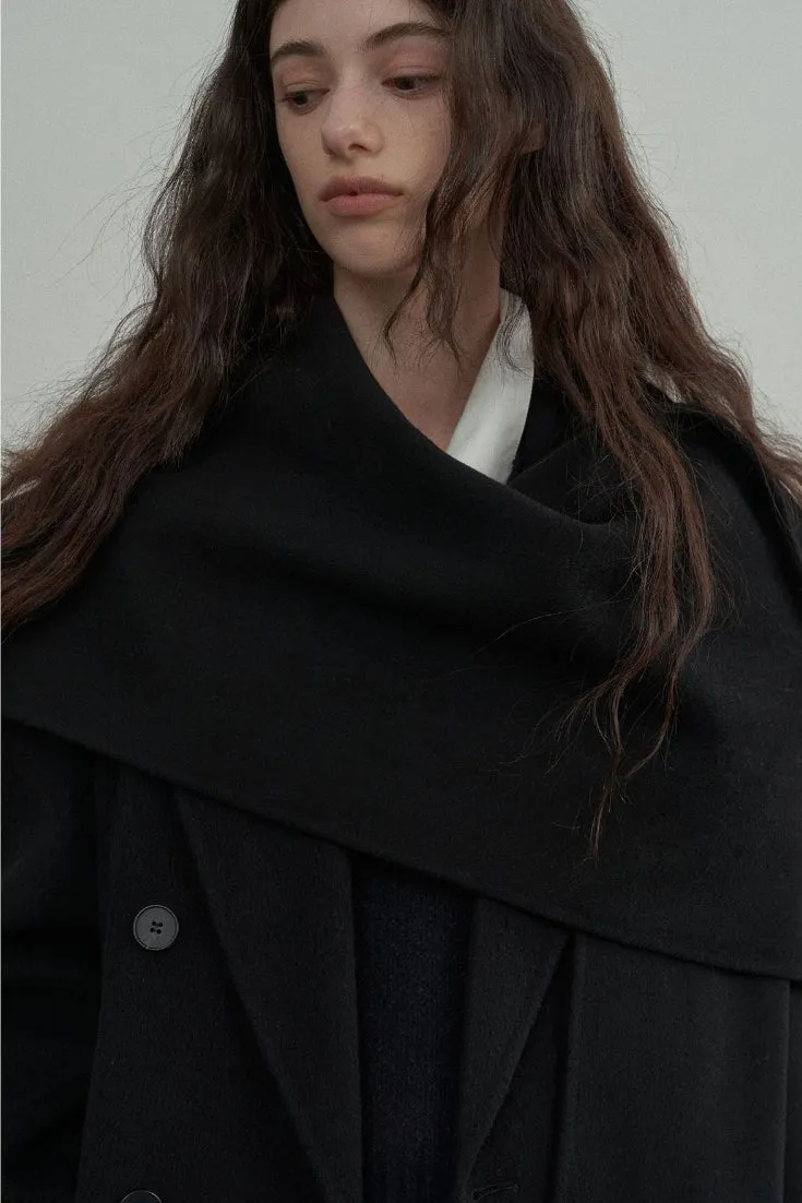 Soft fine wool blended tassels shawl | 5 color