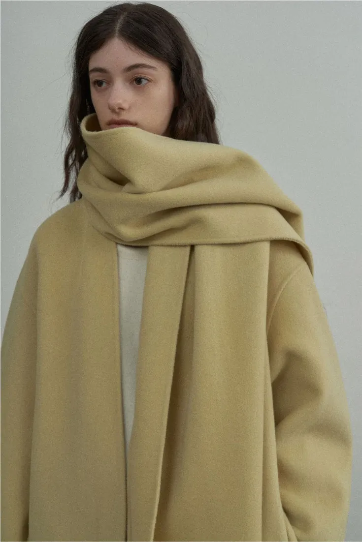 Soft fine wool blended tassels shawl | 5 color
