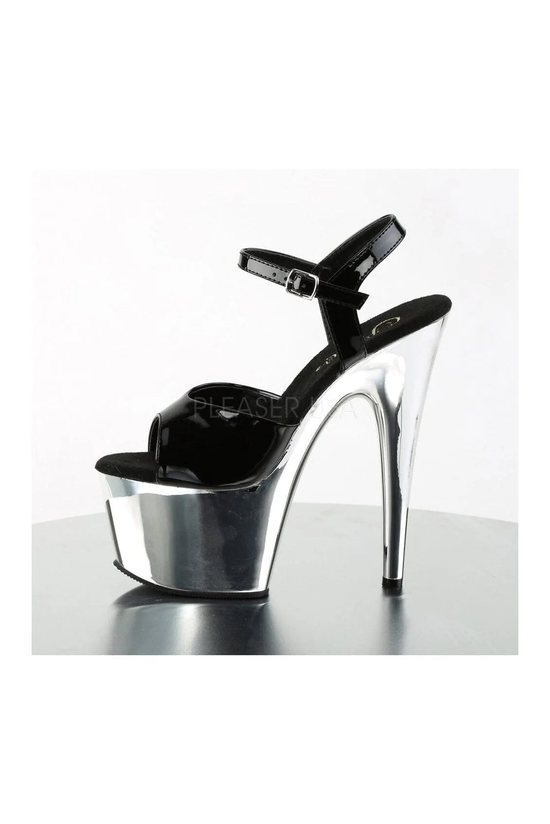 SS-ADORE-709 Platform Sandal  | Black Patent