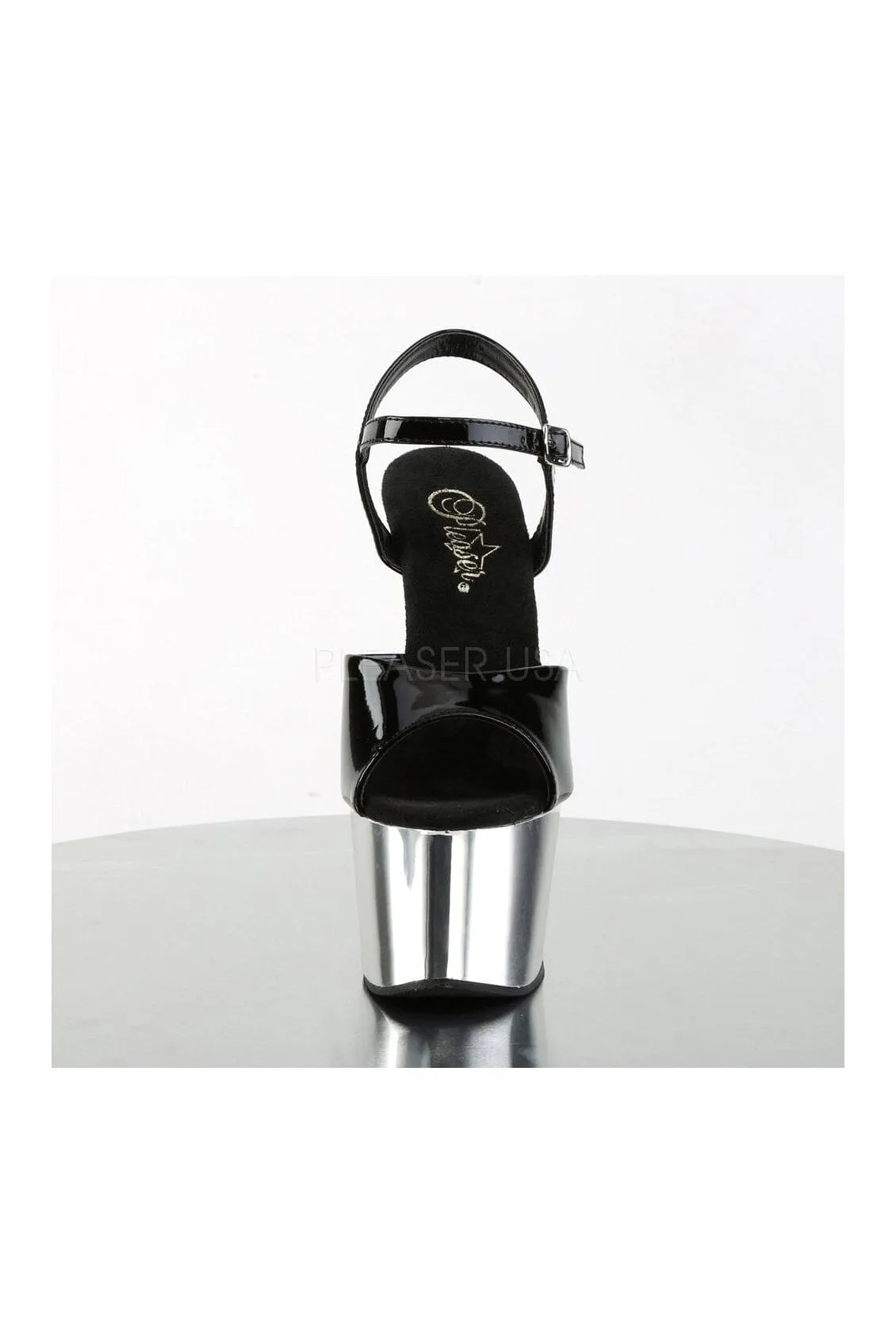 SS-ADORE-709 Platform Sandal  | Black Patent