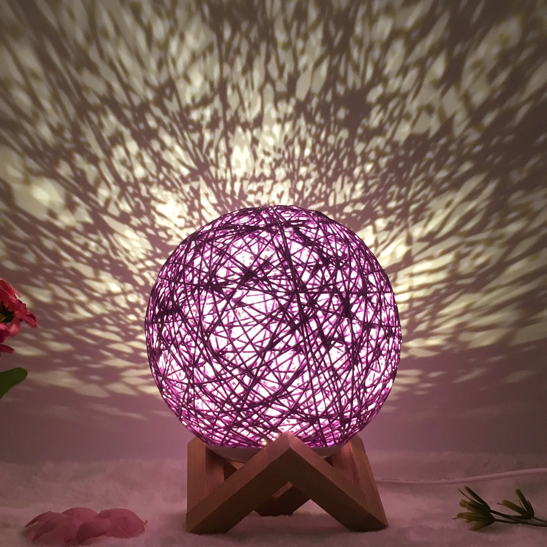 Unique LED Creative Linen Table Lamp