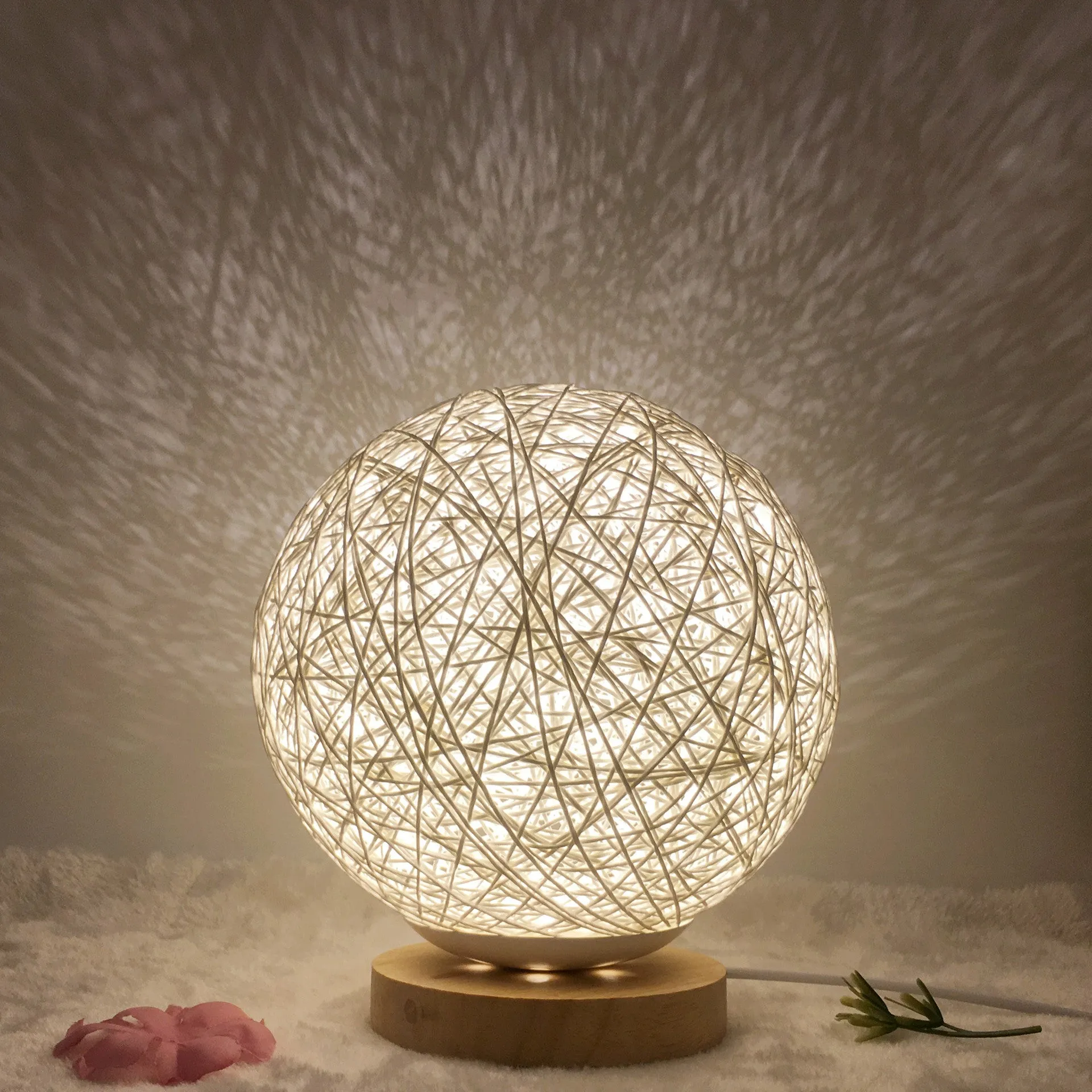 Unique LED Creative Linen Table Lamp