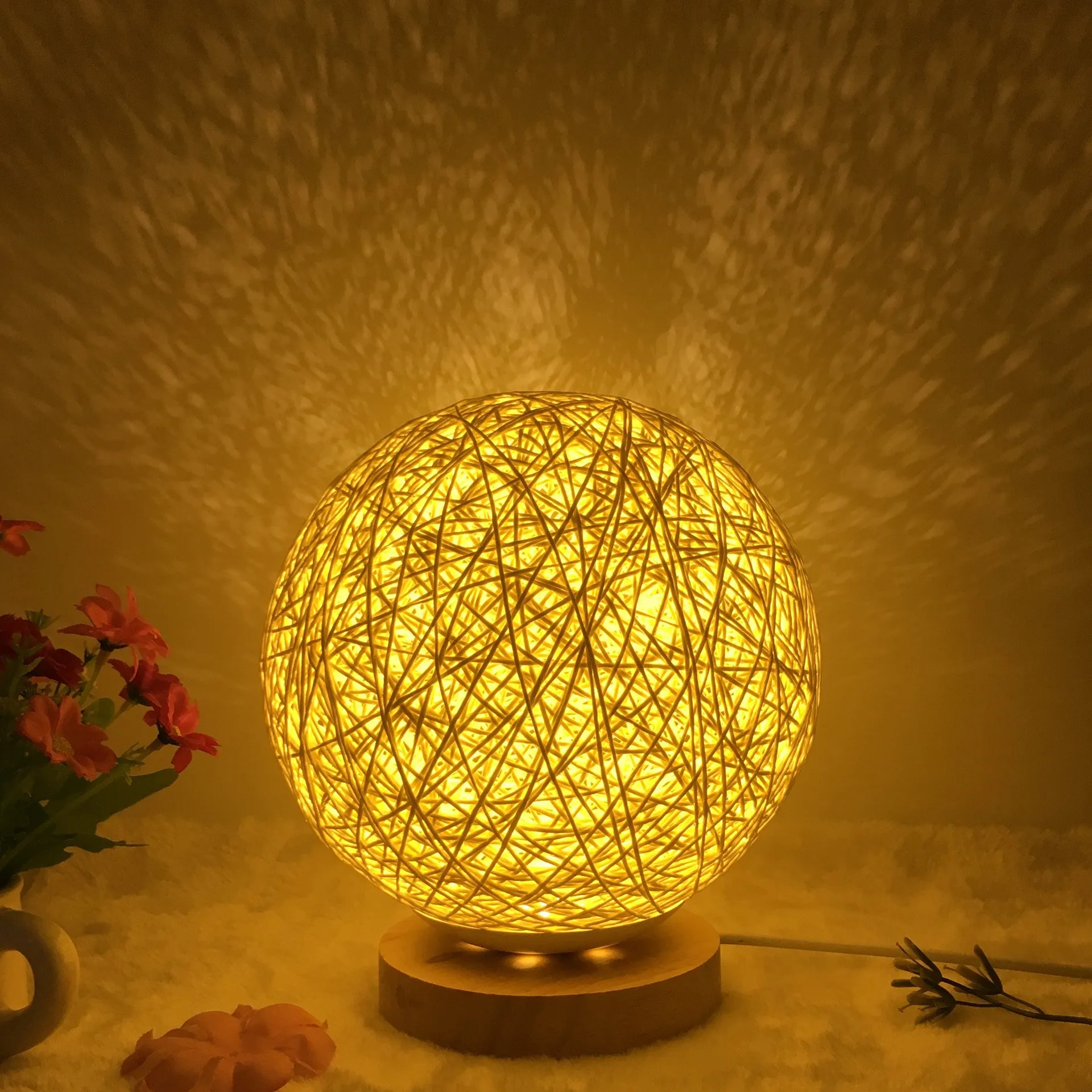 Unique LED Creative Linen Table Lamp
