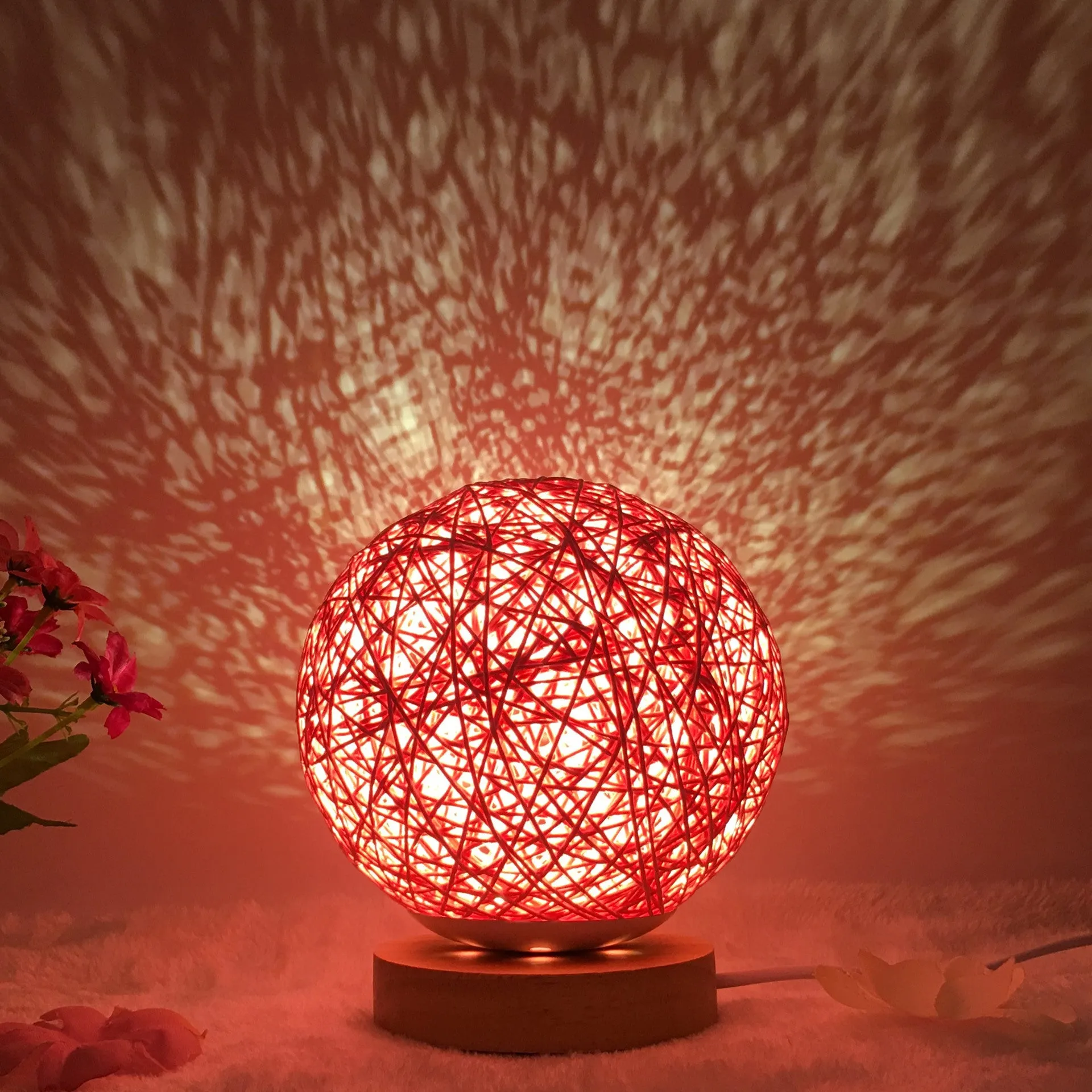 Unique LED Creative Linen Table Lamp
