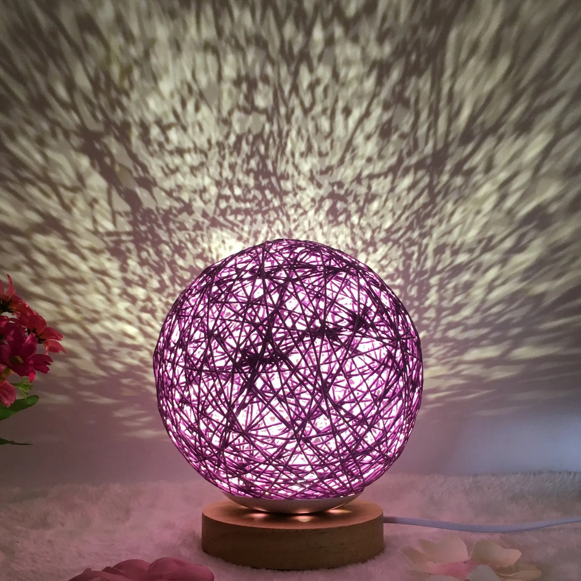Unique LED Creative Linen Table Lamp