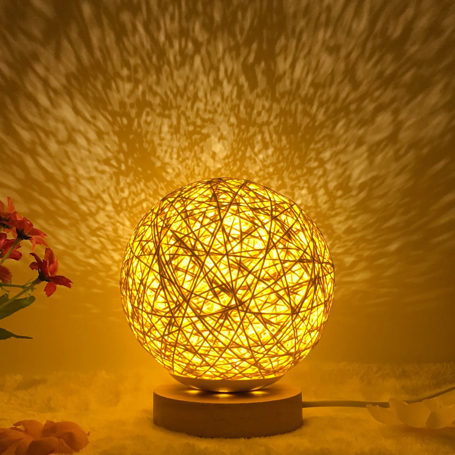 Unique LED Creative Linen Table Lamp