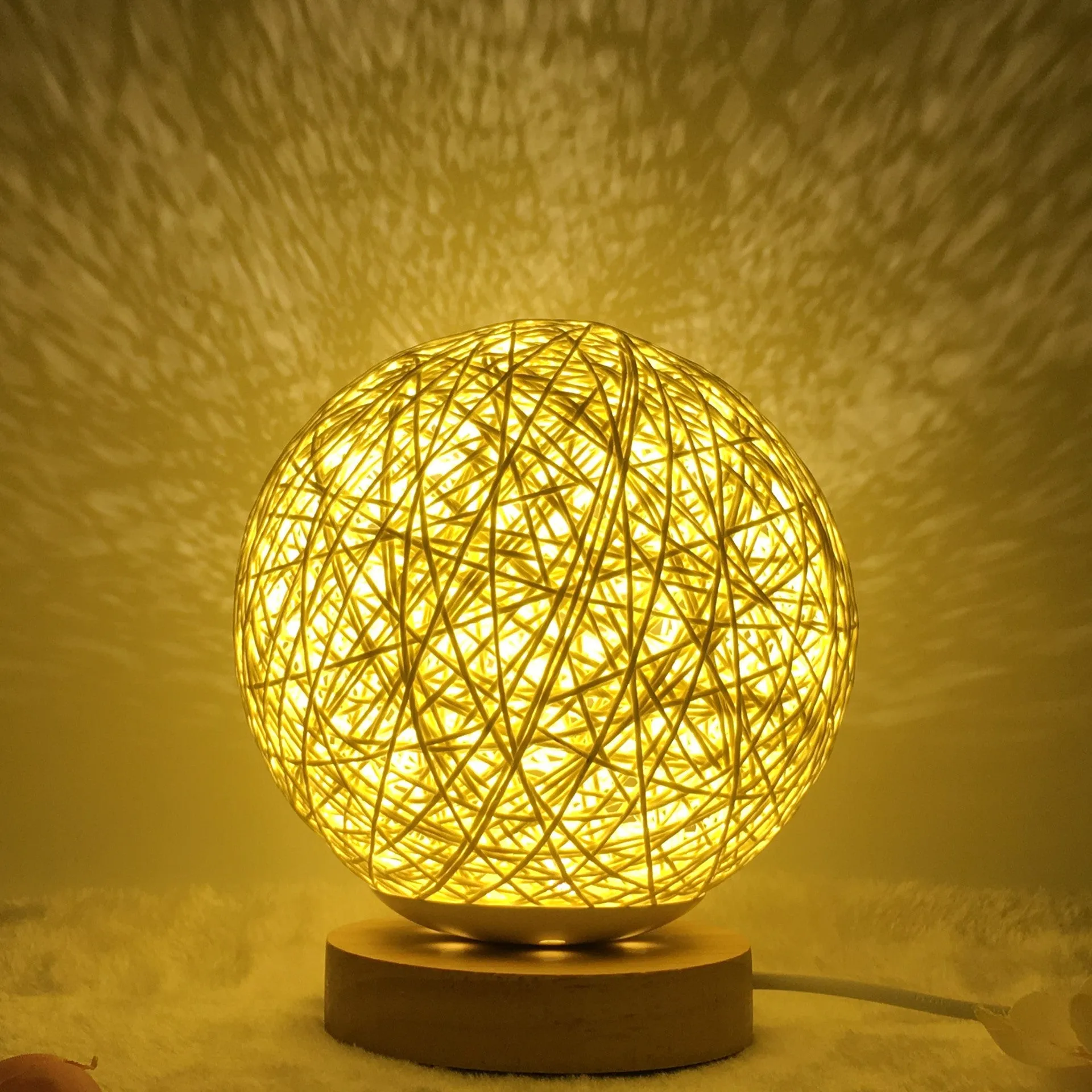 Unique LED Creative Linen Table Lamp