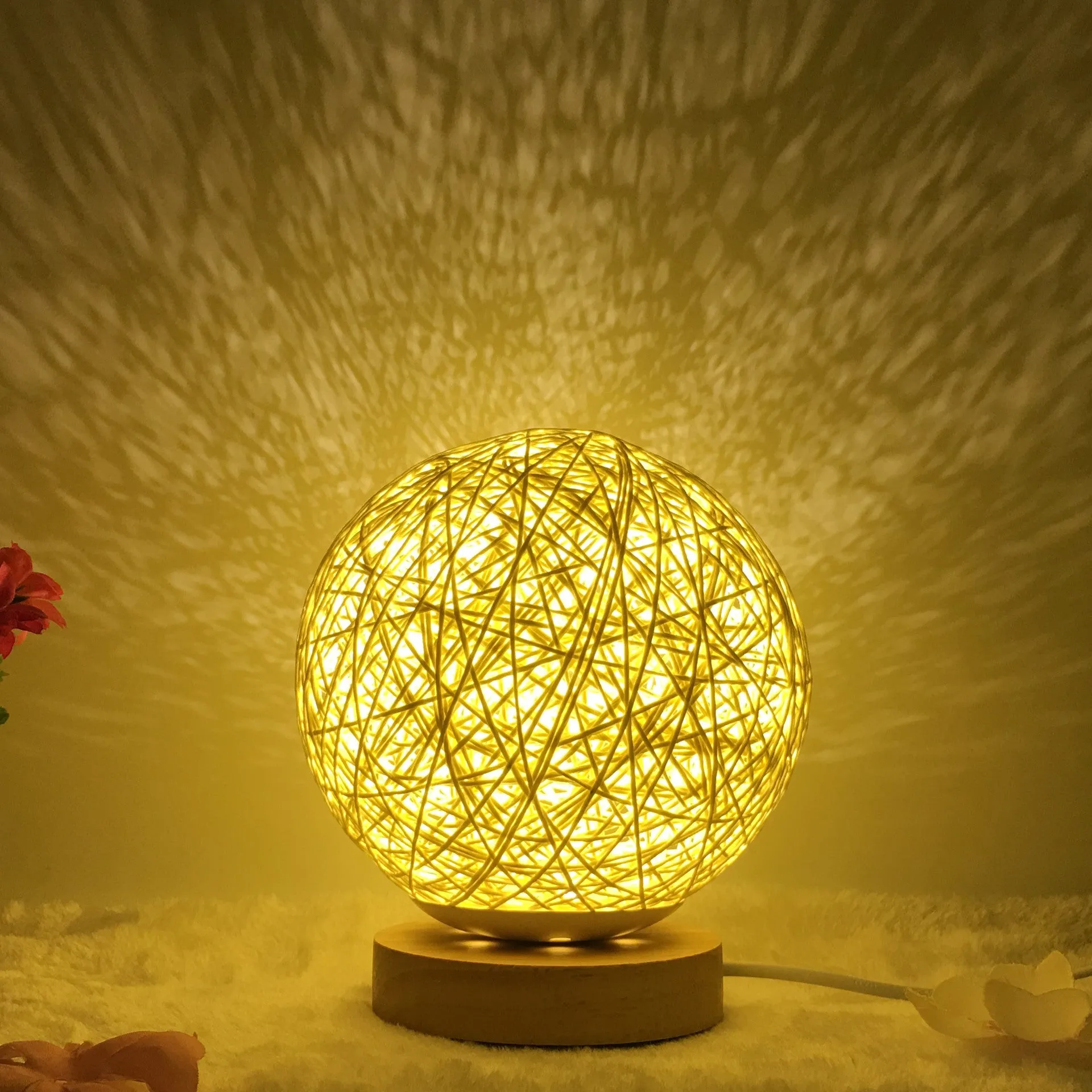 Unique LED Creative Linen Table Lamp