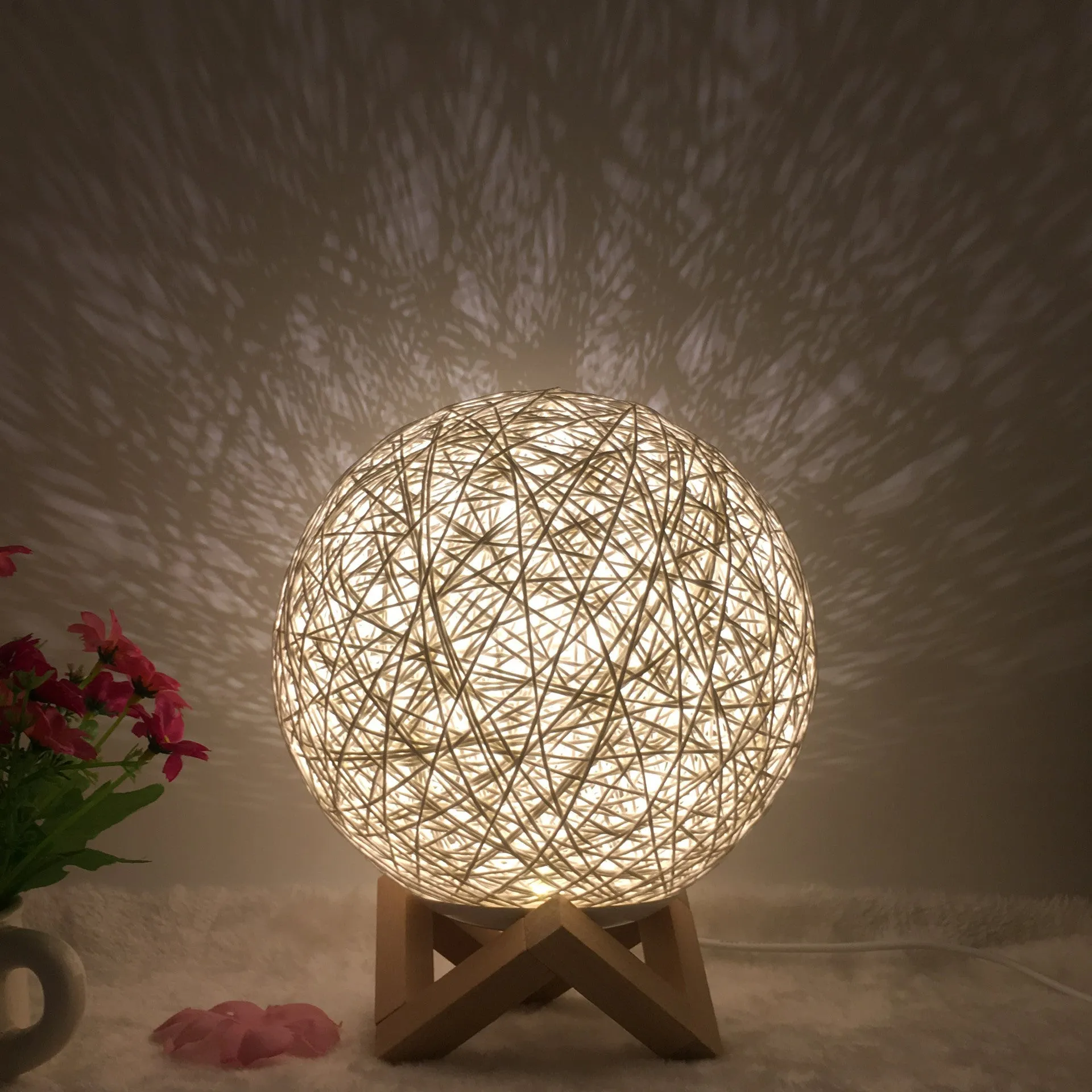 Unique LED Creative Linen Table Lamp