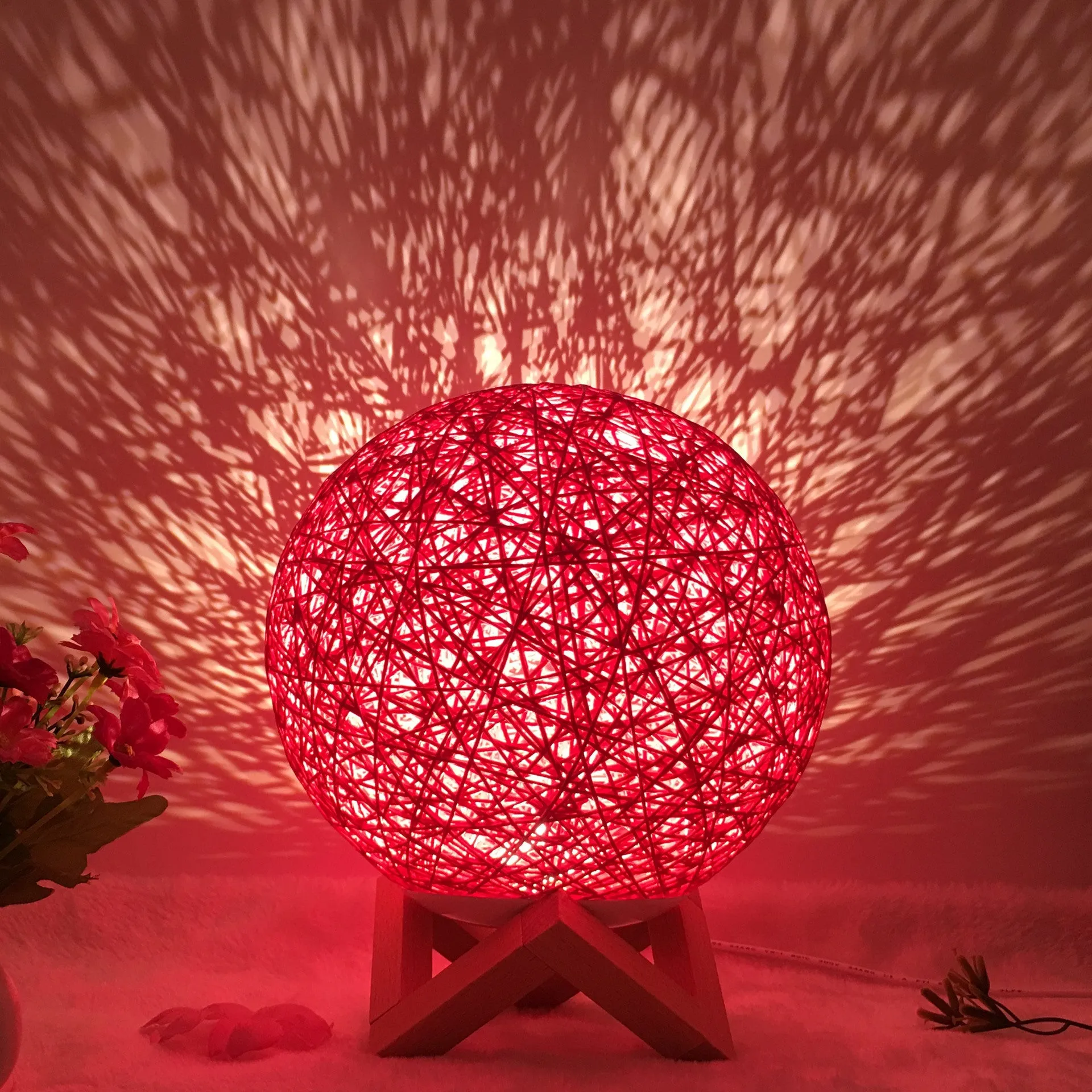 Unique LED Creative Linen Table Lamp