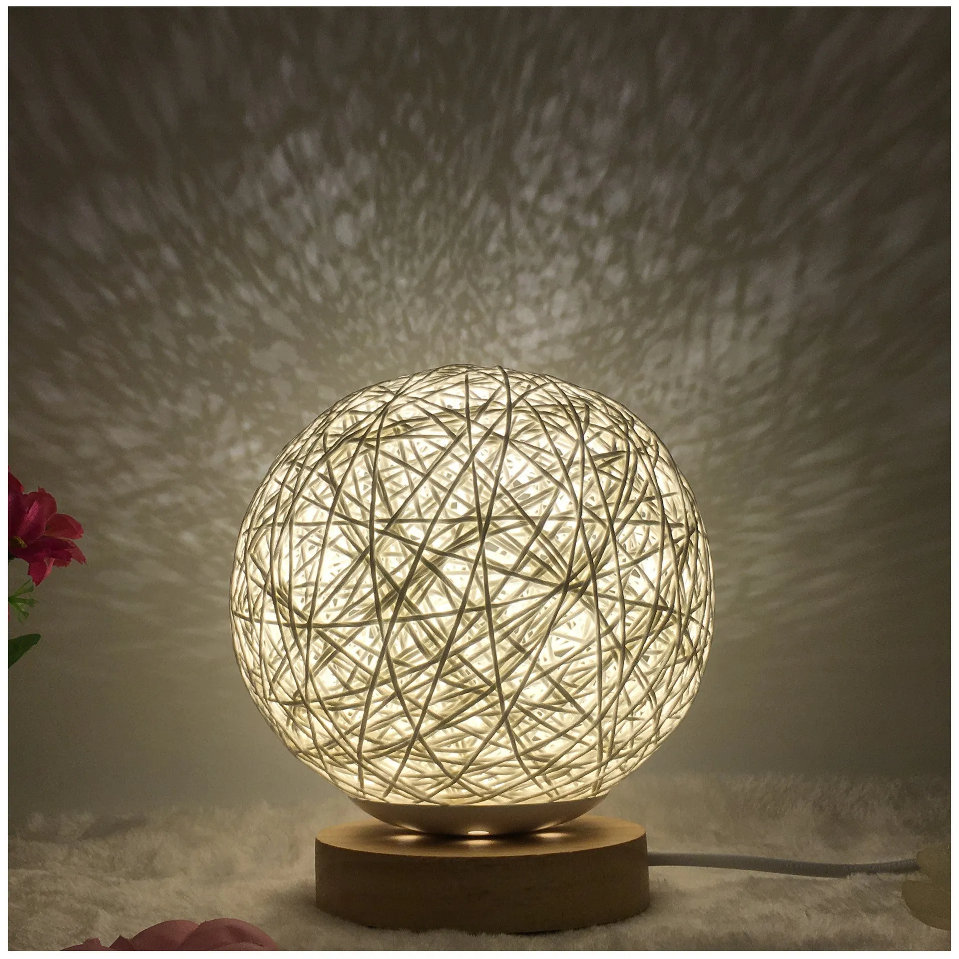 Unique LED Creative Linen Table Lamp