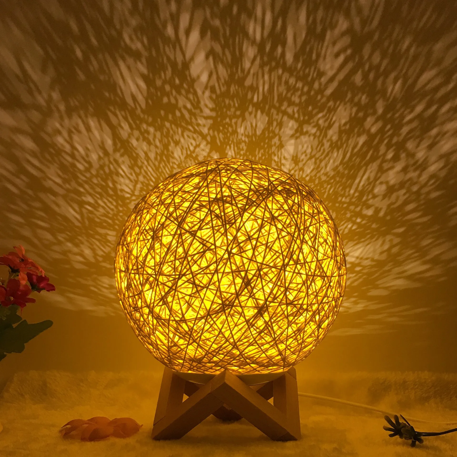 Unique LED Creative Linen Table Lamp
