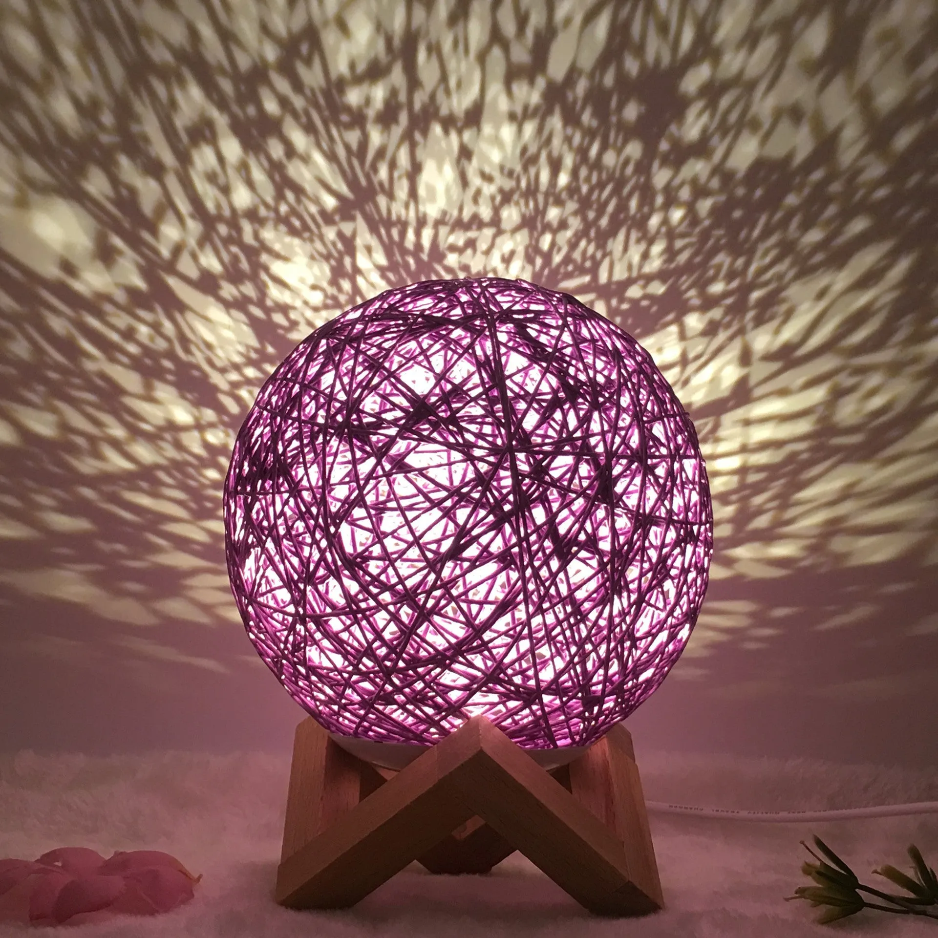 Unique LED Creative Linen Table Lamp