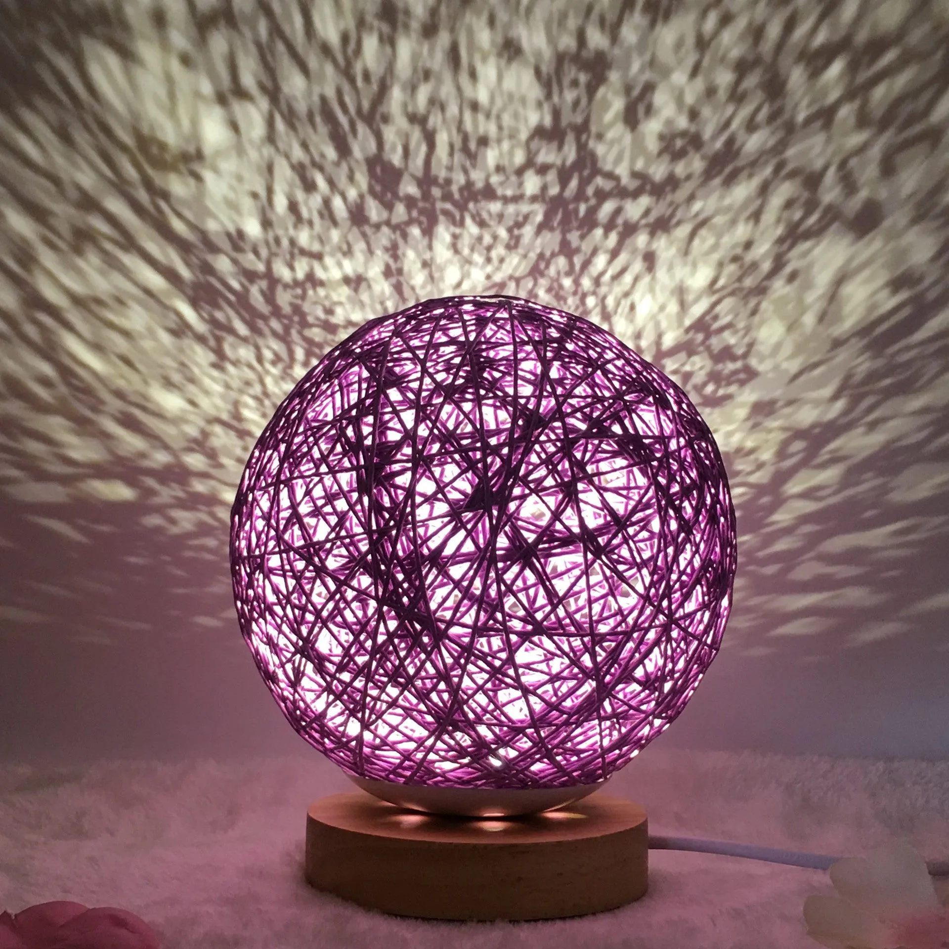 Unique LED Creative Linen Table Lamp